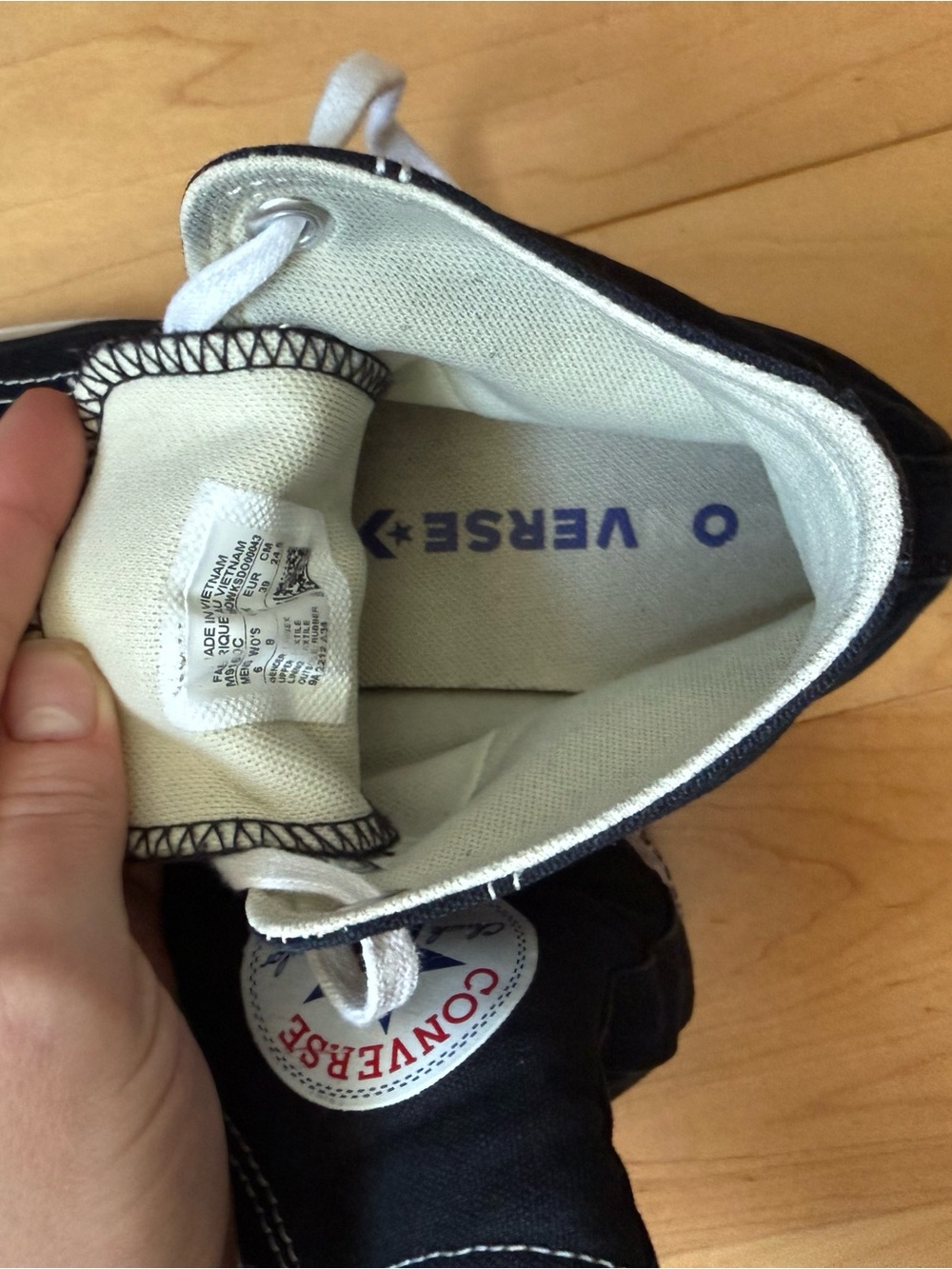 Converse High Top Sneakers - Off-White/Cream SOLD SEPARATELY - Picture 6 of 6